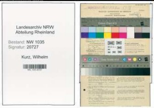 Entnazifizierung Wilhelm Kurz , geb. 31.10.1898 (Bergmann)
