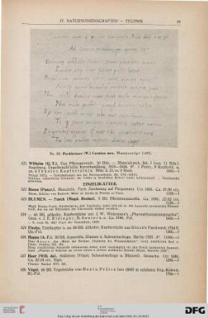 Einzelblätter (Nr. 322-328)