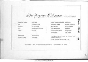 Der fliegende Holländer