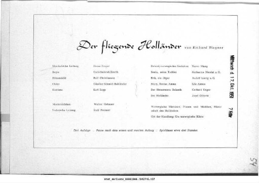 Der fliegende Holländer