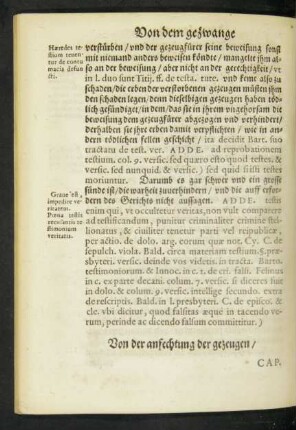 Von der anfechtung der gezeugen/ Cap. LXXXIII.