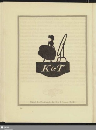K&T [Modehaus Kersten und Tuteur]