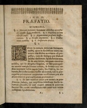 A2r-A3r, Praefatio