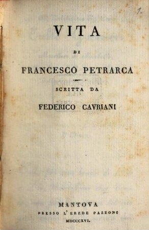 Vita di Francesco Petrarca