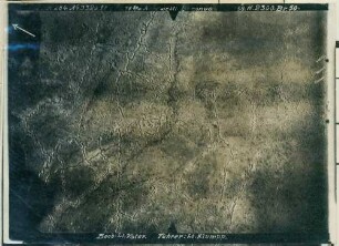 Foto der Stellungen nordwestlich von Bezonvaux (Luftbild)