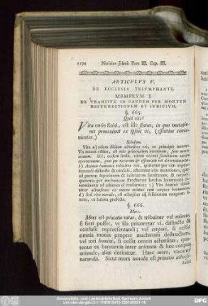 Articulus V. De Ecclesia Triumphante.