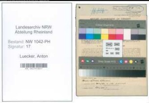 Entnazifizierung Anton Luecker , geb. 07.03.1913 (Tierarzt)