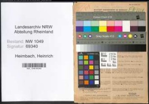 Entnazifizierung Heinrich Heimbach , geb. 03.07.1899 (Steuerberater)