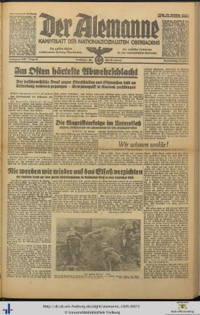 25.01.1945 (Donnerstag-Ausgabe)