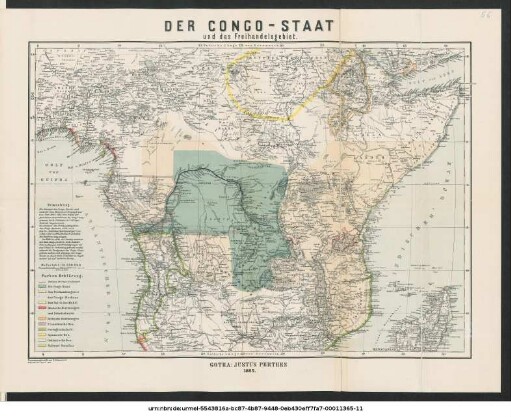 Der Congo-Staat und das Freihandelsgebiet