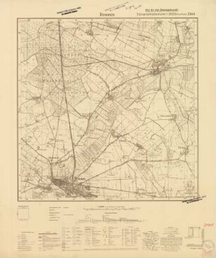 2044 Demmin, Topographische Karte 1:25000 (4cm - Karte)