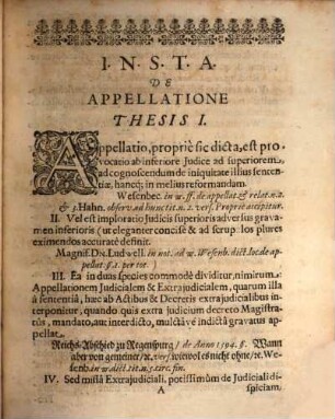 Diss. inaug. iur. de appellatione