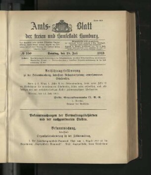 No. 150, 18. Juli 1915
