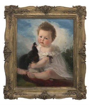 Gemälde: Portrait Prof. Dr. med. Wilhelm Heim als Kind