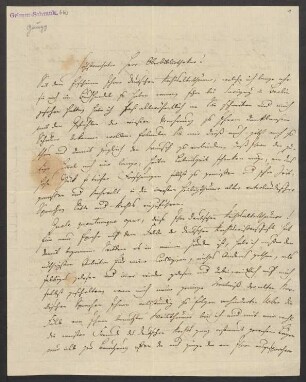 Brief an Jacob Grimm (Ansetzungssachtitel von Bearbeiter/in) : 02.01.1829-05.08.1855