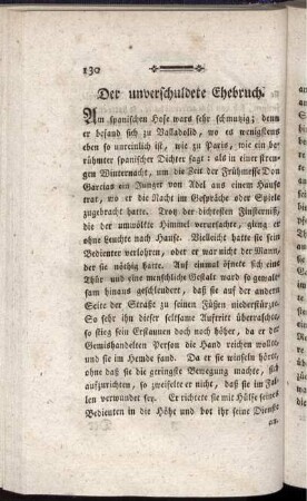 Der unverschuldete Ehebruch