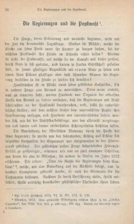 36-52 Die Regierungen und die Papstwahl