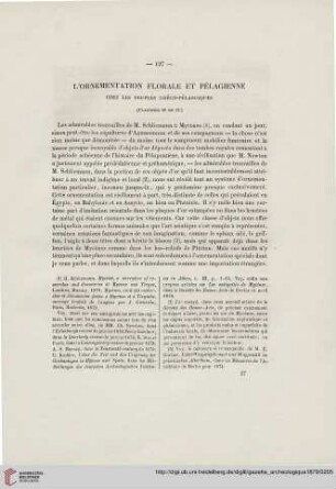 5: L' ornamentation florale et pélagienne : chez les peuples gréco-pélasgiques
