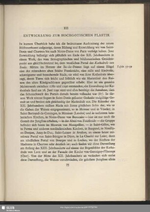 III. Entwicklung Zur Hochgotischen Plastik