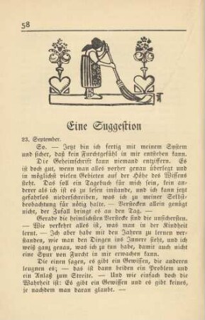 Eine Suggestion