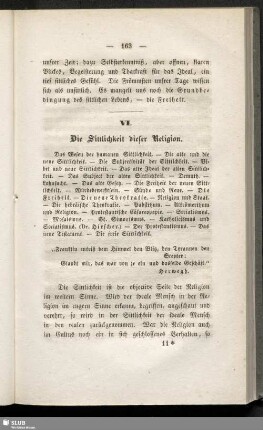 VI. Die Sittlichkeit diese Religion