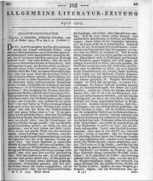 Rüder, F. A.: Politische Schriften. Leipzig: Gleditsch 1823