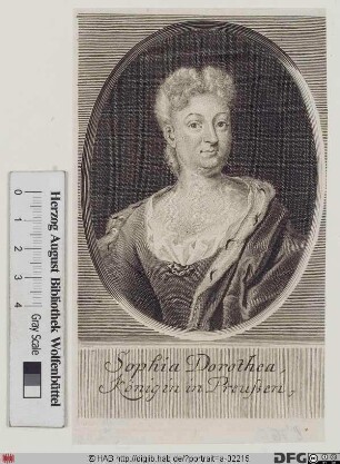 Bildnis Sophie Dorothea, Königin in Preußen, geb. Prinzessin von Braunschweig-Hannover