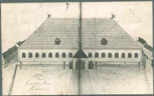 Exerzierhaus um 1770. Nach Naumann 1837