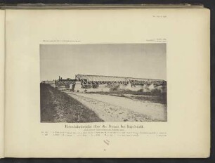 Eisenbahnbrücke über die Donau bei Ingolstadt.