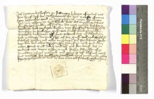 Hans von Bachenstein zu Döttingen: Schuldverschreibung.