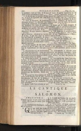 Le Cantique De Salomon