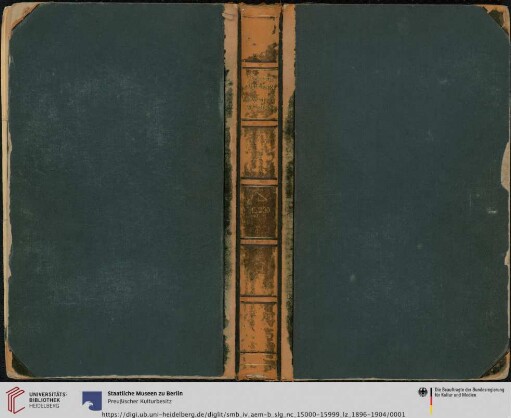 [Band 19]: Erwerbungsbücher des Ägyptischen Museums und der Papyrussammlung: Königl. Museen Ægyptische Abteilung 15000