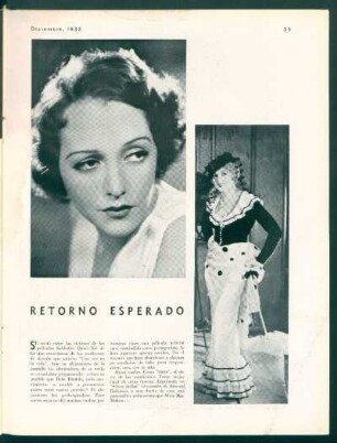 Retorno esperado - Bebe Daniels