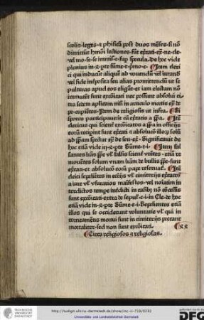 [Capitulum] 44. Circa religiosos et religiosas.