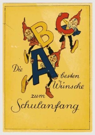 Die besten Wünsche zum Schulanfang