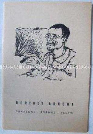 Programmheft des Deutschen Theaters Berlin zu einem Bertolt-Brecht-Abend