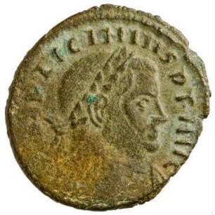 Münze, Follis, 314 - 315 n. Chr.