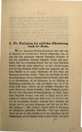Der Mensch nach der Glaubenslehre der allgemeinen Kirche und im spekulativen Systeme Günther's : theologische und philosophische Studien, 3. Dogmatische Studie