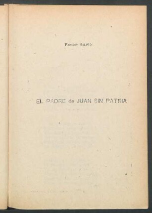 El padre de Juan sin patria