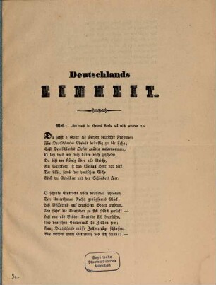 Deutschlands Einheit