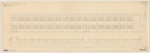Kabelwerk Dr. Cassirer, Berlin-Spandau: Nord-Front, Ansicht und Schnitt 1:50