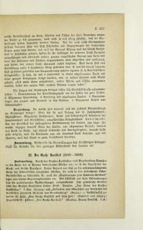 12. Der Große Kurfürst (1640-1688)