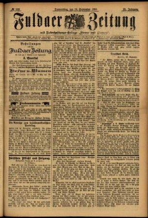 Ausgabe vom Donnerstag, den 26. September 1895.