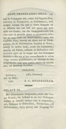 Bijlage XII.