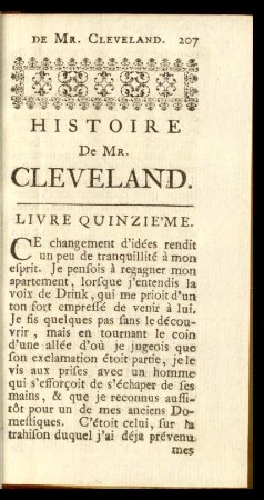 Livre Quinzième