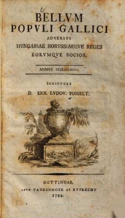 Bellum populi Gallici adversus Hungariae Borussiaeque reges eorumque socios : annus 1792
