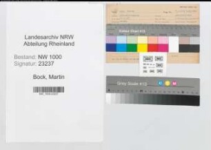 Entnazifizierung Martin Bock, geb. 10.11.1896 (Beamter)
