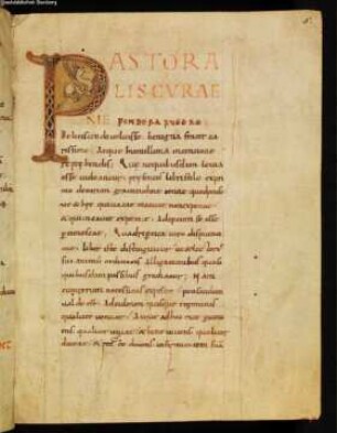 Regula pastoralis - Staatsbibliothek Bamberg Msc.Patr.74