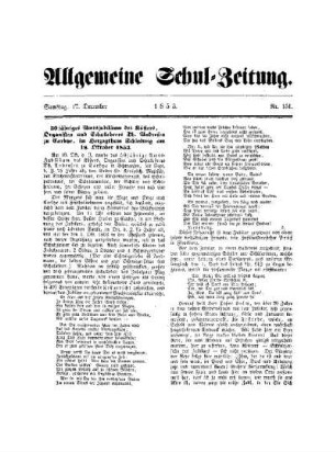 50jähriges Amtsjubiläum des Küsters, Organisten und Schullehrers Th. Andresen zu Carbye, im Herzogthum Schleswig am 18. Oktober 1853