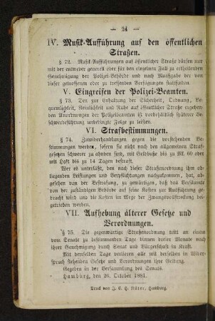 VI. Strafbestimmungen.